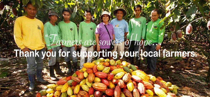 Cacao farmers in Davao and other parts of Mindanao also benefit from Malagos Chocolate production
