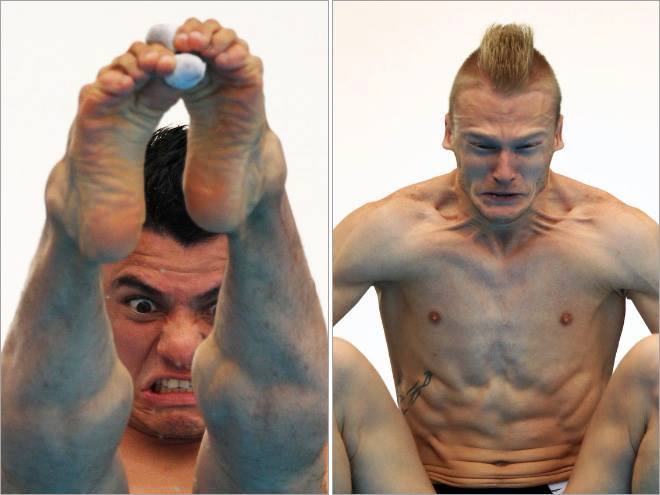Olympic Divers Faces (1)