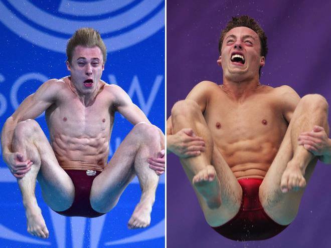 Olympic Divers Faces (3)