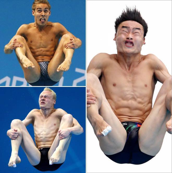 Olympic Divers Faces (4)