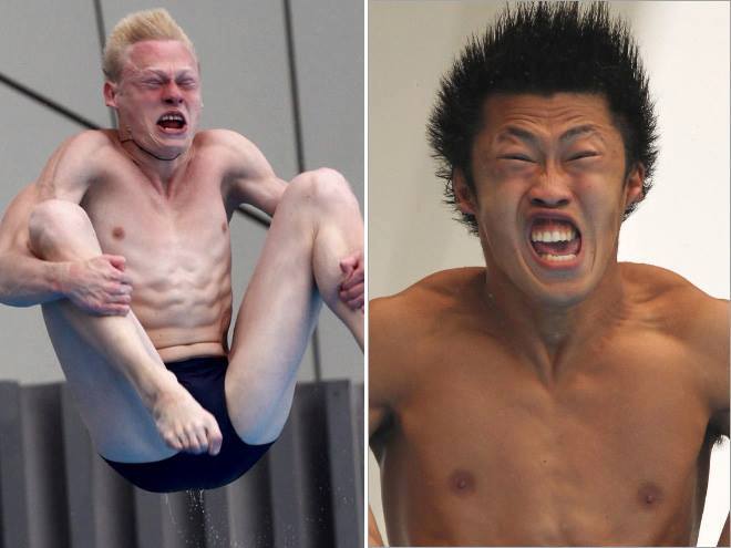 Olympic Divers Faces (9)