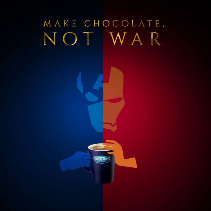 Swiss Miss Make Chocolate Not War