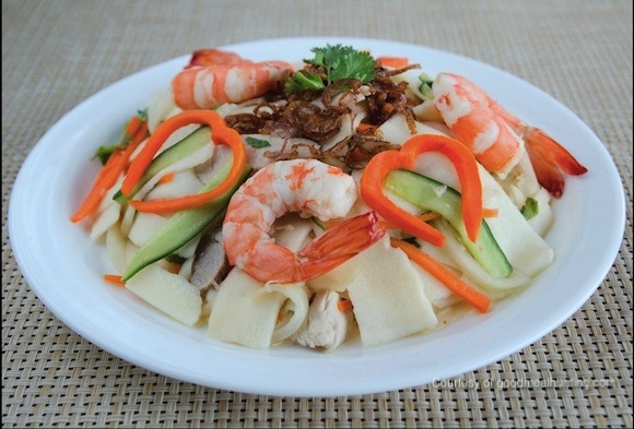 Vietnamese Coconut blade salad watermarked