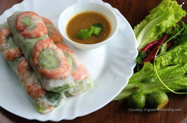 Vietnamese fresh spring rolls watermarked