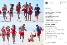 Zac Efron Trips on Baywatch Set, Turns into Hilarious Memes