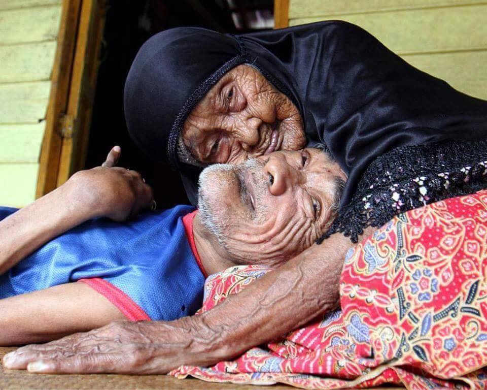 101 years old mom feeding 63 yrs old son