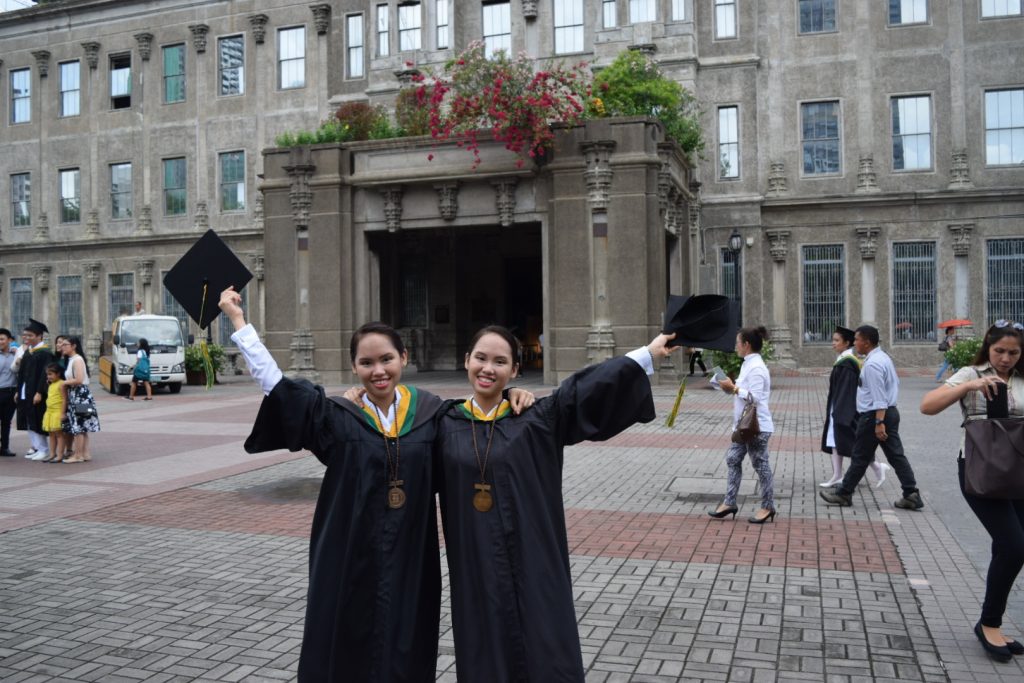 Cum Laude Twins Corrine Reyes Catherine Reyes UST Nursing Students