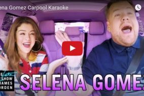 Selena Gomez Carpool Karaoke with James Corden....on a Roller Coaster!