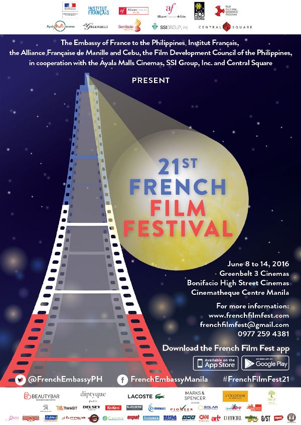 Catch the Movies at the 21st French Film Festival Opening on June 8th!