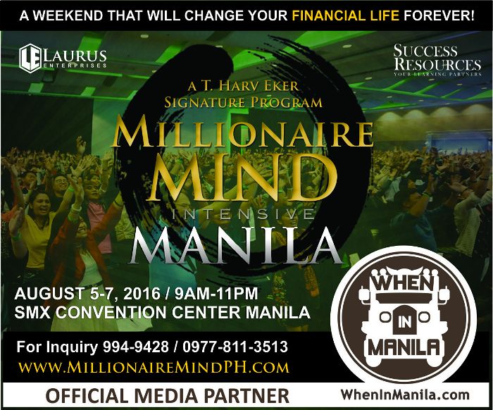 Millionaire Mind Intensive Philippine Program: A Seminar to Help Reinvent Yourself for Success