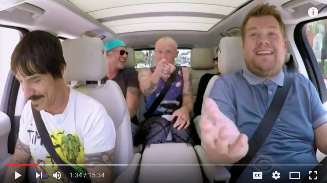 RHCP Carpool karaoke