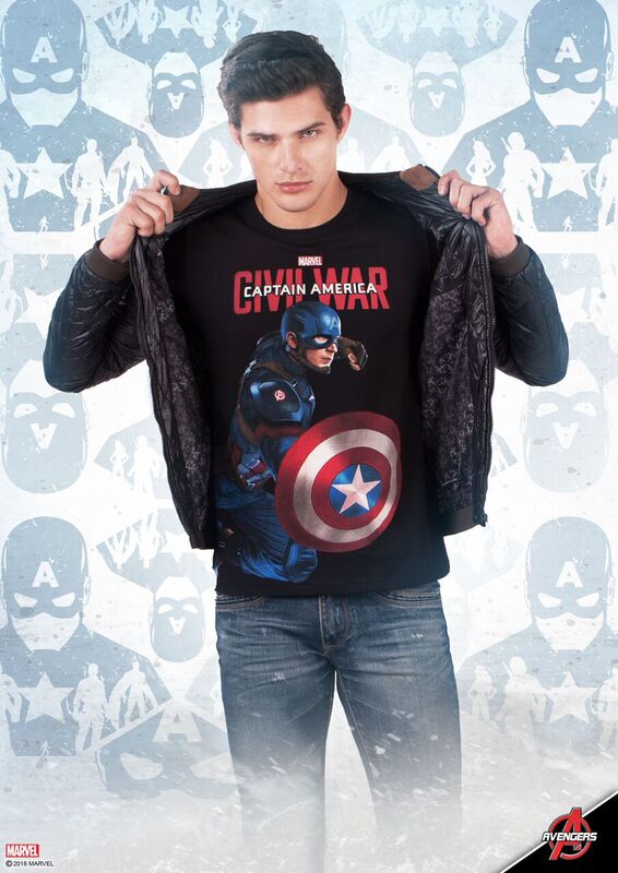 Team Cap Civil War Disney Marvel Superheroes Shirt Captain America