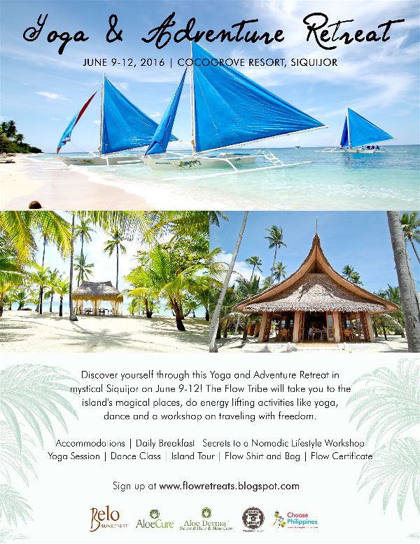 Joing a Yoga and Adventure Retreat in Mystical Siquijor this June Flow Retreats Flow Surf Yoga Samba