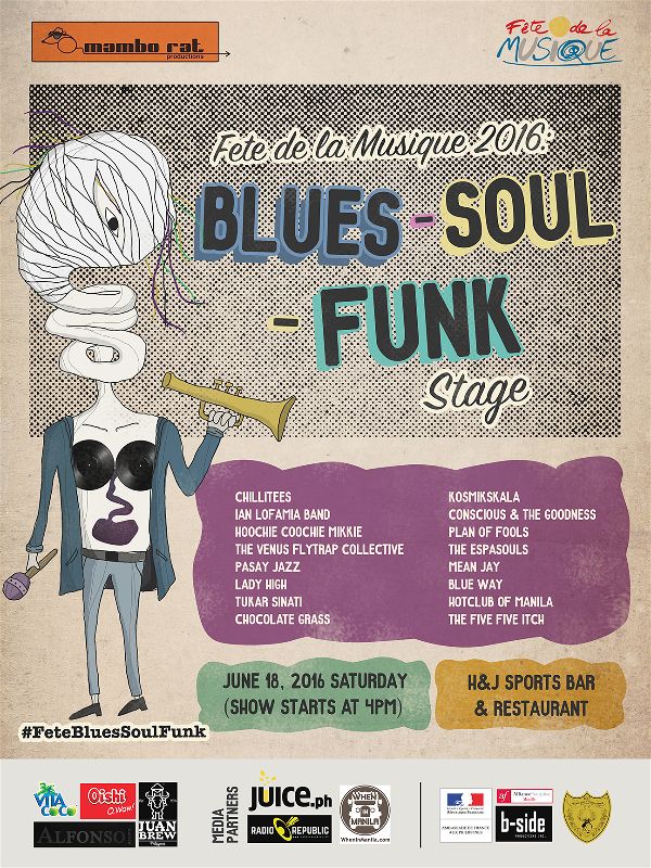 Fête de la Musique 2016: Blues Soul Funk @ H&J Sports Bar and Restaurant