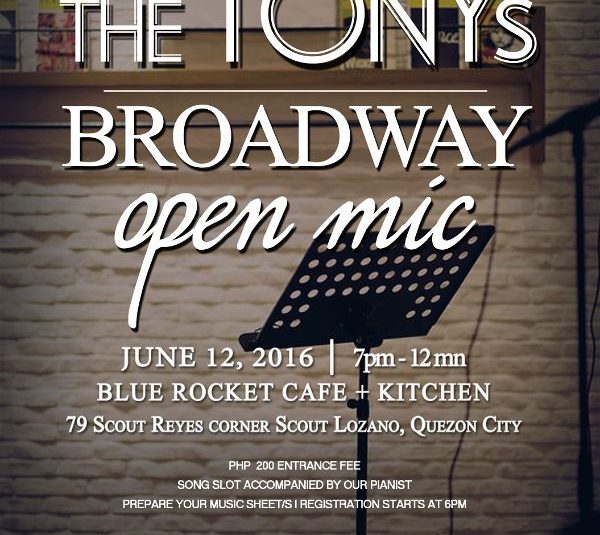The TONYs Broadway Open Mic Sixteen Bars and Blue Rocket Cafe + Kitchen