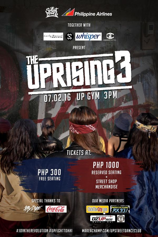 UP Streetdance Club Presents: The UPRising 3, A Fundraising Concert for the World Hip Hop Championships