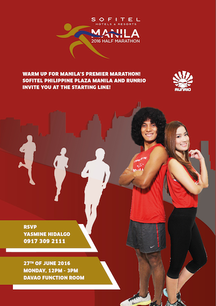 2016 Manila Half Marathon invite YASMINE