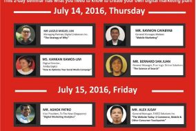 All set for the Digital Marketing Conference Philippines 2016 on July 14-15