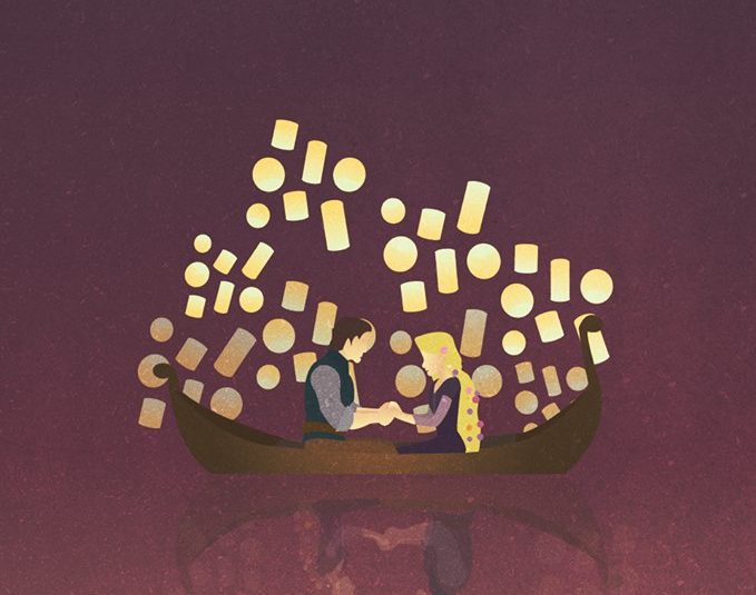 Disney Tangled Illustration