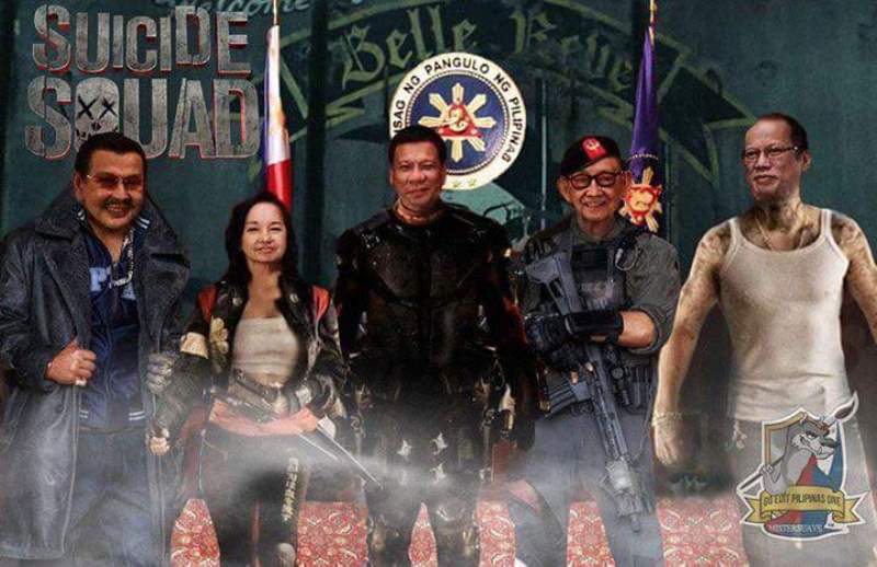 Duterte and 4 presidents (10)