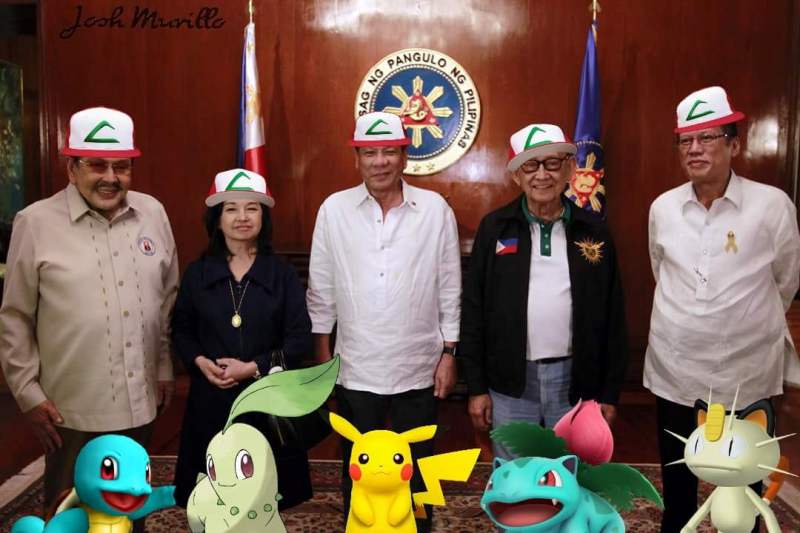 Duterte and 4 presidents (2)