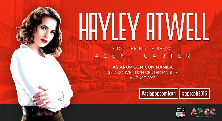Hayley Atwell of "Captain America" is Coming to Manila for AsiaPOP Comicon Manila 2016!