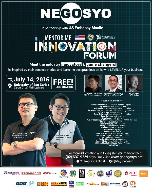 Mentor Me Innovation Forum: Go Negosyo and US Embassy's Mentorship Gathering for Young Entrepreneurs