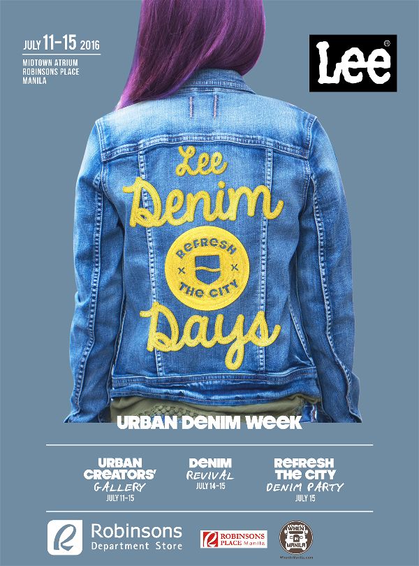Celebrate Denim Culture with Lee Jeans Denim Days: July 11-15 @ Robinsons Place Manila
