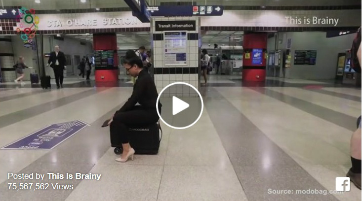 Modobag motorized luggage There is Now a Suitcase You can Actually Ride Around On