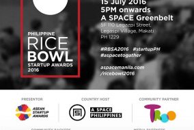 The Philippine Rice Bowl Startup Awards 2016 to Take Place on July 15th