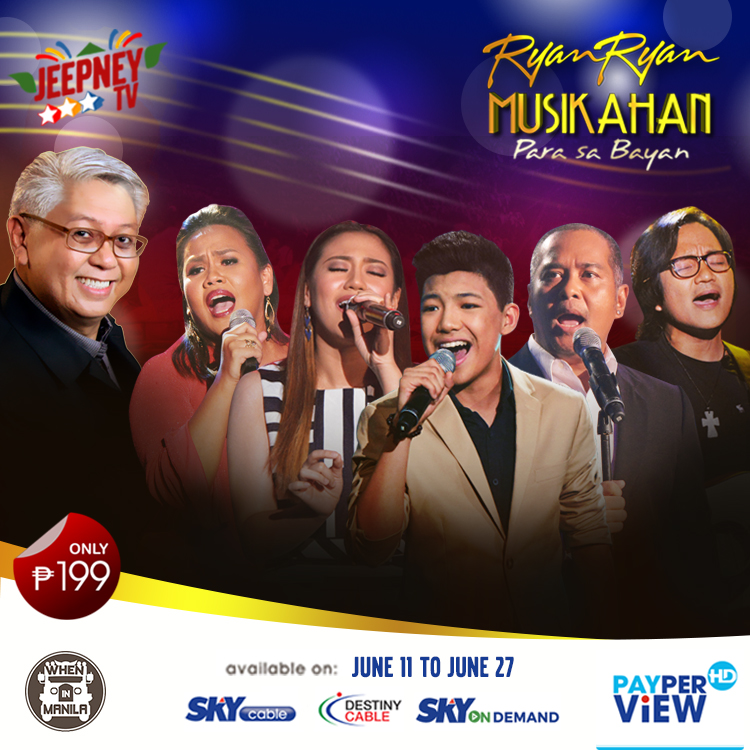 Jeepney TV Presents Songs of Patriotism in "Ryan Ryan Musikahan" Special on Sky PPV