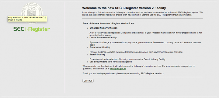 SEC How to register