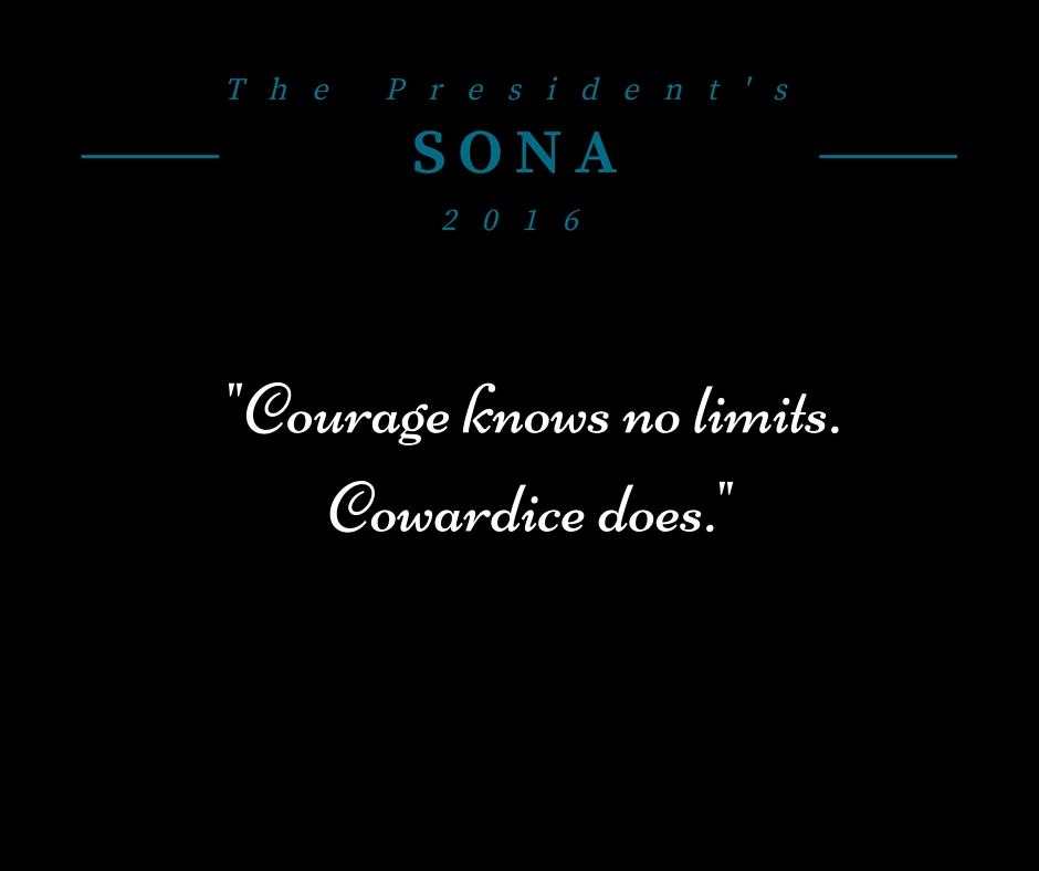 SONA 2016 Courage