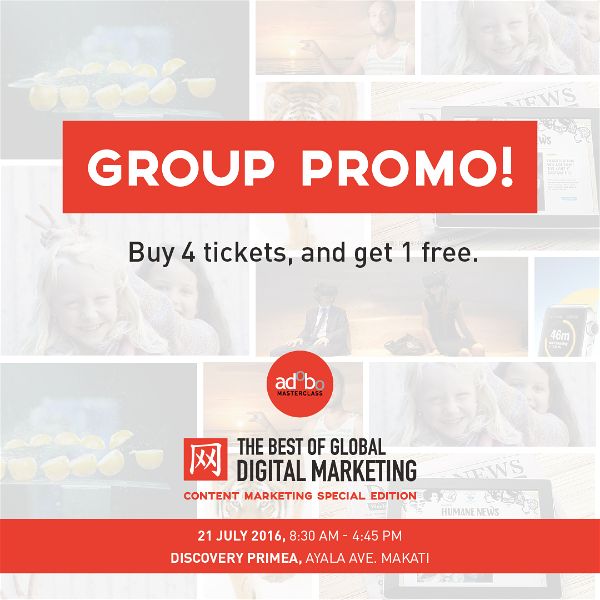 adobo Masterclass: Europe-based Best Marketing coming to Manila for Content Marketing Workshop adobo Magazine