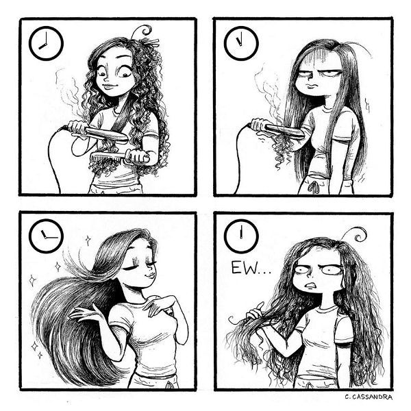 Funny Drawings Perfectly Capture Girls' Everyday Struggles