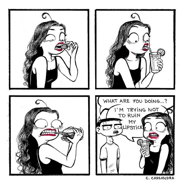 Funny Drawings Perfectly Capture Girls' Everyday Struggles