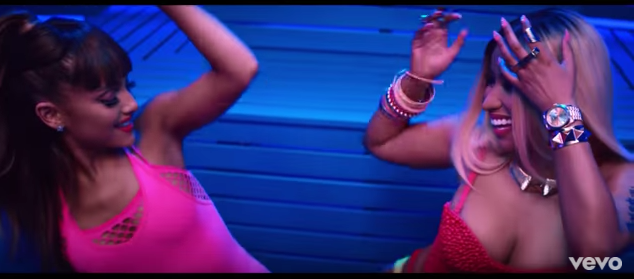 WATCH: Ariana Grande and Nicki Minaj Get Their Fitness On 