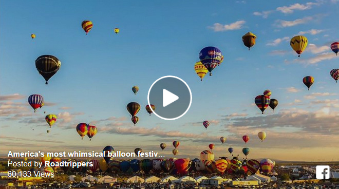 Colorful Video of Hot Air Balloons Launching Into the Sky