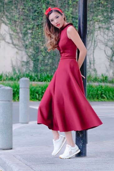 Dress and Sneakers Combo 2