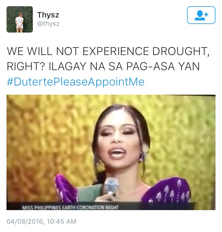 20 Wacky #DutertePleaseAppointMe Tweets to Give You a Good Laugh 9 IMG_0241