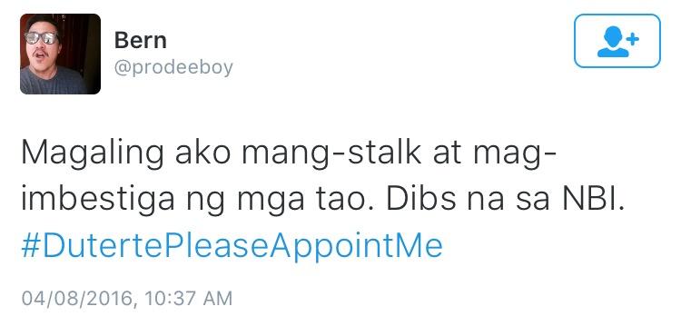 20 Wacky #DutertePleaseAppointMe Tweets to Give You a Good Laugh 10 IMG_0242