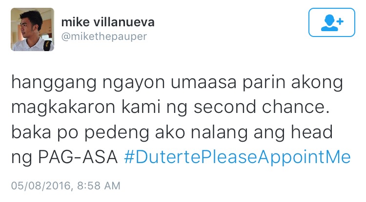 20 Wacky #DutertePleaseAppointMe Tweets to Give You a Good Laugh 12 IMG_0244