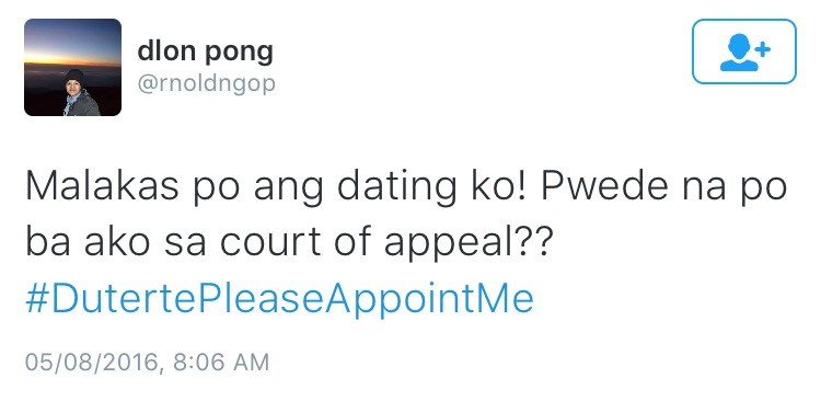 20 Wacky #DutertePleaseAppointMe Tweets to Give You a Good Laugh 14 IMG_0246