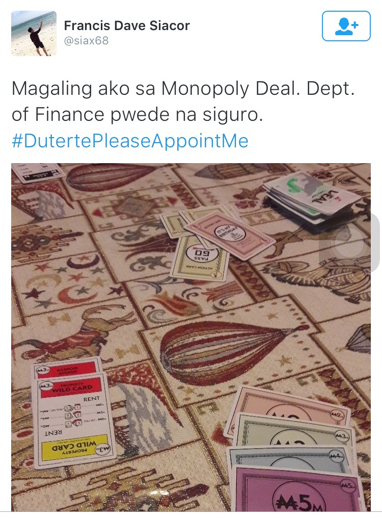 20 Wacky #DutertePleaseAppointMe Tweets to Give You a Good Laugh 15 IMG_0247