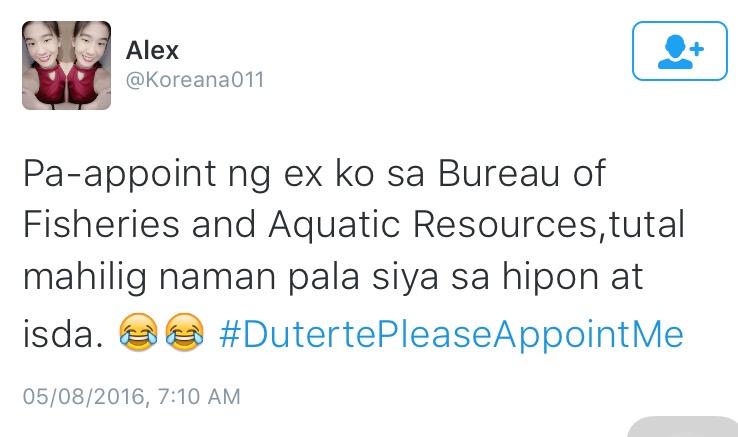 20 Wacky #DutertePleaseAppointMe Tweets to Give You a Good Laugh 17 IMG_0249