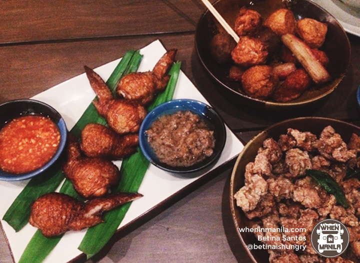 Seen in the photo: Hainanese Chicken, Asian Street Balls, Taiwanese Chicken Popcorn