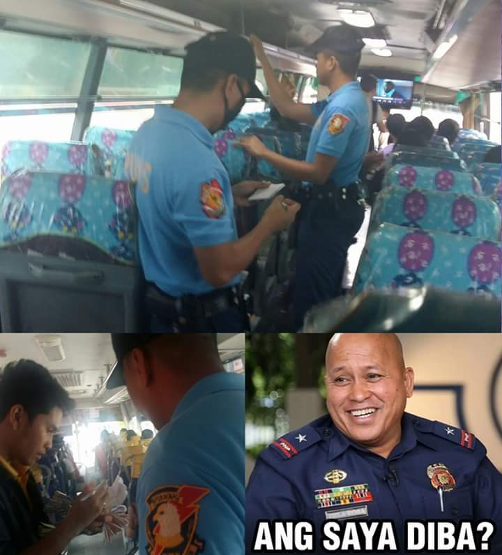 PNP checks EDSA buses