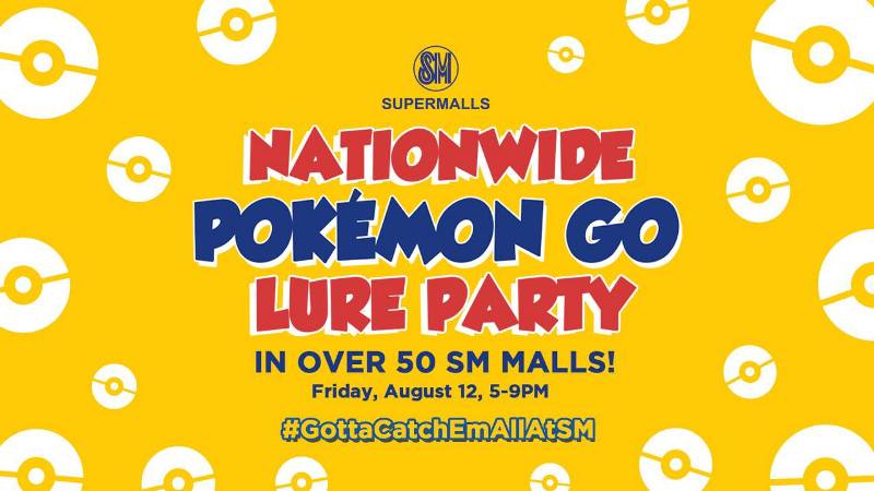 Pokemon GO Lure Party SM Supermalls