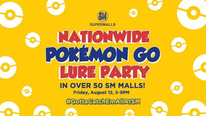 Pokemon GO Lure Party SM Supermalls