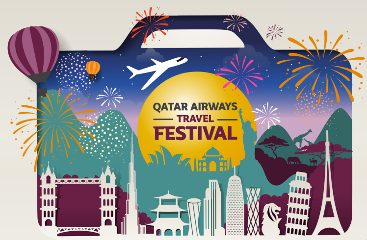 Get Up to 50% Off on Economy and Premium Class Seats with Qatar Airways Travel Festival 6 Qatar Airways Travel Festival